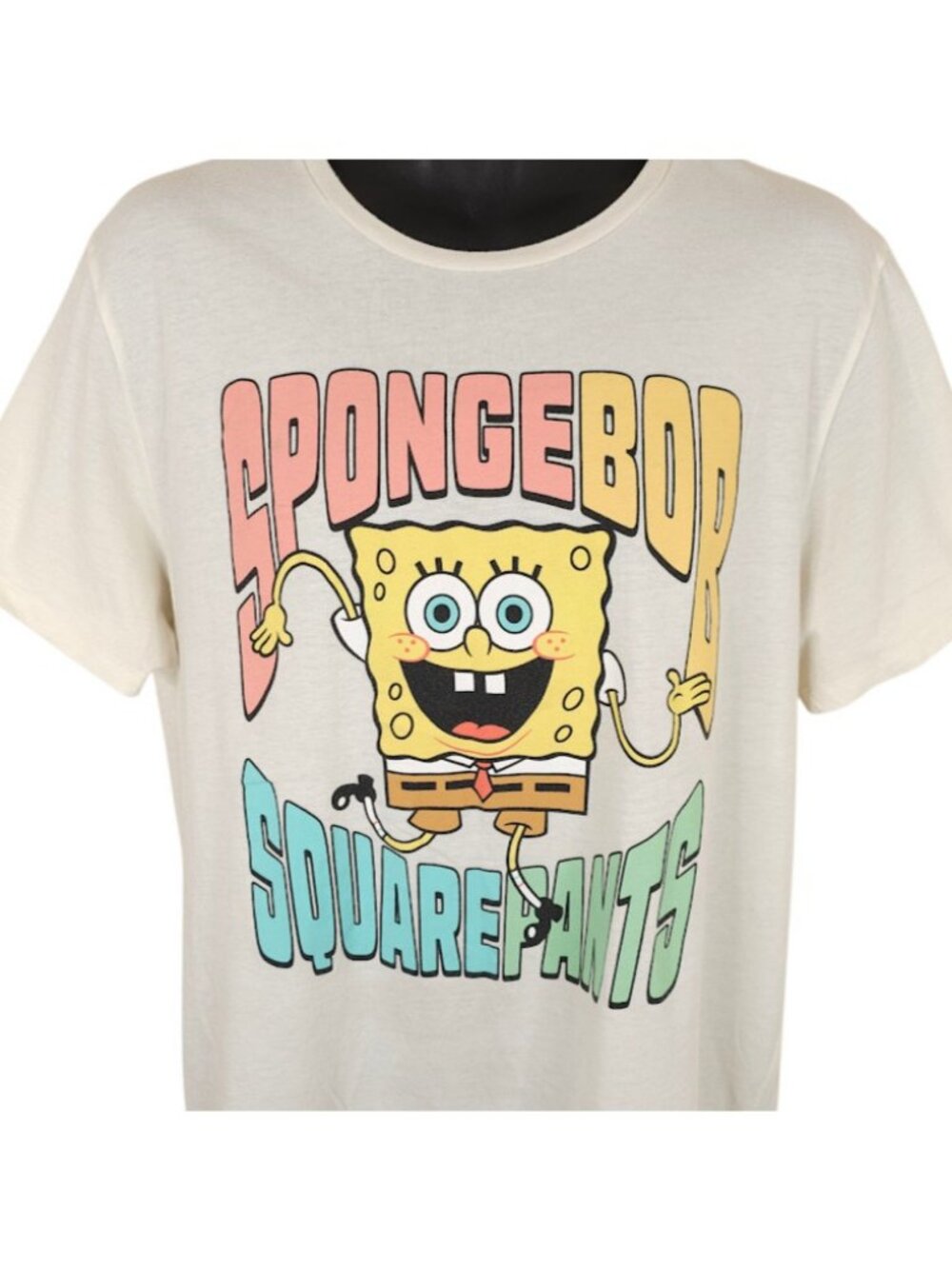 SpongeBob SquarePants T Shirt Mens Size XL White Bikini Bottom Nickelodeon